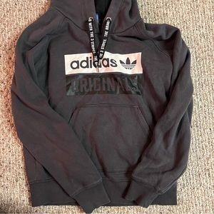 gray adidas hoodie
